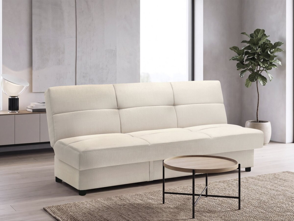 Divano Clic-Clac "Enzo" - 186 x 80 x 87 cm - 3 posti - Beige