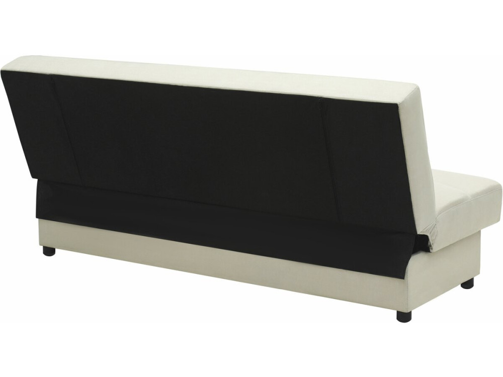 Divano Clic-Clac "Enzo" - 186 x 80 x 87 cm - 3 posti - Beige