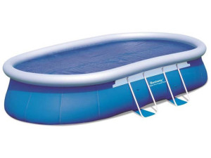 Copertura solare per piscine - ovale " Steel Pro " - 4.75 x 3.20 m