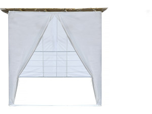 Sukkah in Kit NINA regolabile - 3 x 2 - 1 rotolo di bambù e 3 doghe di legno