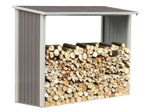 Capanno per la legna in metallo  "Victor" - 2.15m²