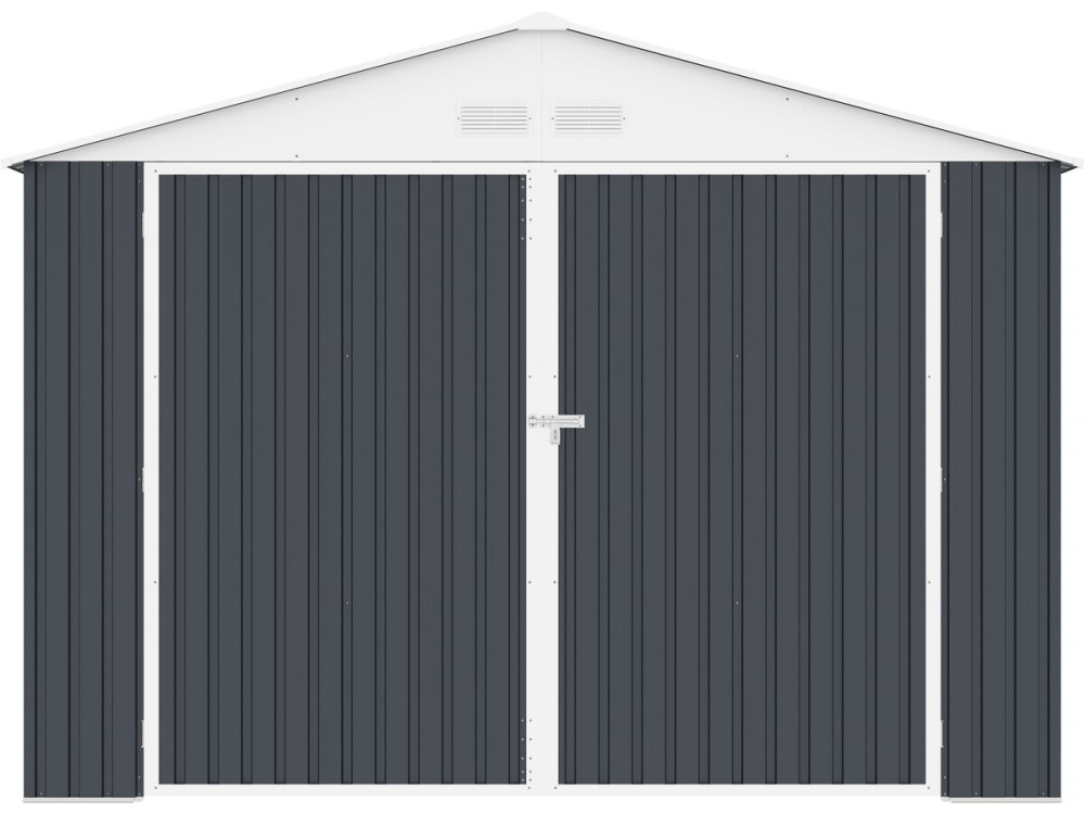 Garage in metallo "Houston" 15,36 mq - Antracite