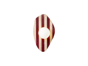 Applique in travertino "Forest"  - Beige / Rosso