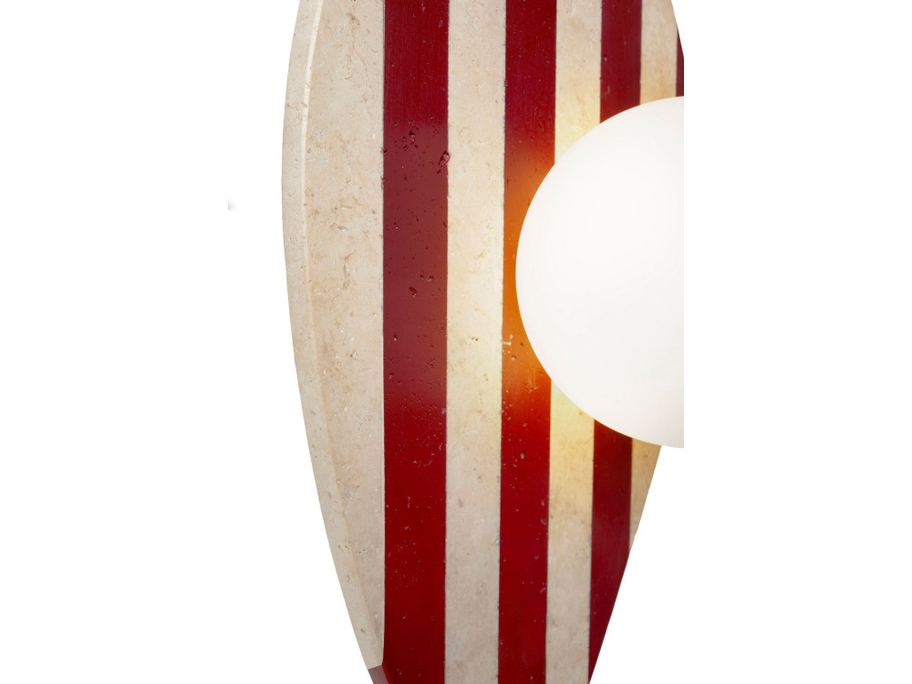 Applique in travertino "Forest"  - Beige / Rosso