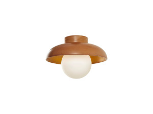 Lampada da soffitto in legno "Hant-T" - Rovere / Bianco
