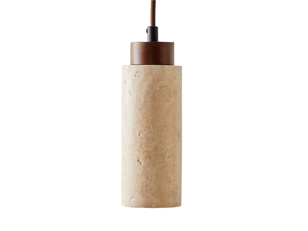 Lampada a sospensione in legno "Babil" - Beige / Noce