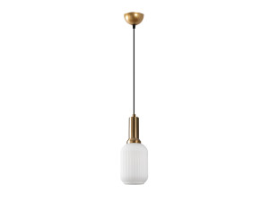 Lampada a sospensione in metallo "Asker" - 13 x 13 cm - Dorata