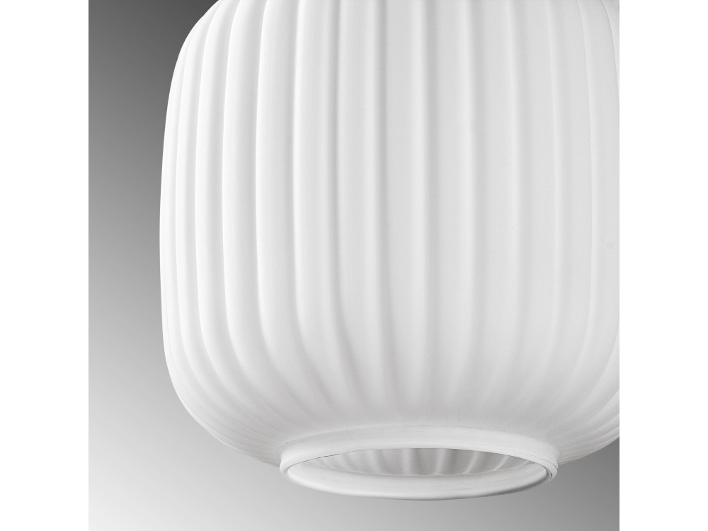 Lampada a sospensione in metallo "Asker" - 20 x 20 cm - Dorata