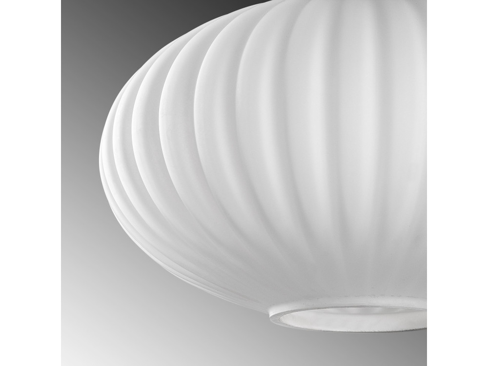 Lampada a sospensione in metallo "Asker" - 30 x 30 cm - Dorata