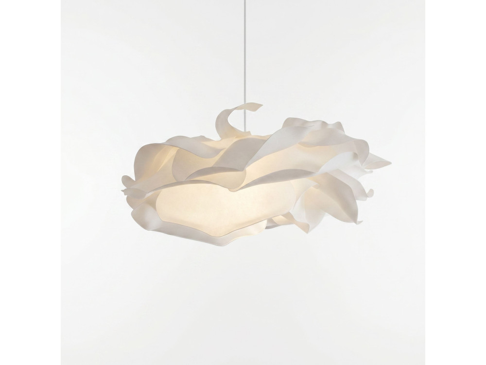 Lampada a sospensione in plastica "MOD0009" - 58 x 58 cm - Bianco