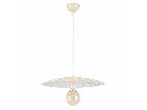 Lampada a sospensione in metallo "Soleil" - 39 x 39 cm - Beige