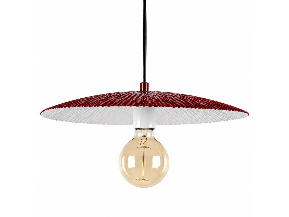 Lampada a sospensione in metallo "Soleil" - 39 x 39 cm - Bordeaux