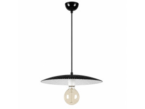 Lampada a sospensione in metallo "Soleil" - 39 x 39 cm - Nero