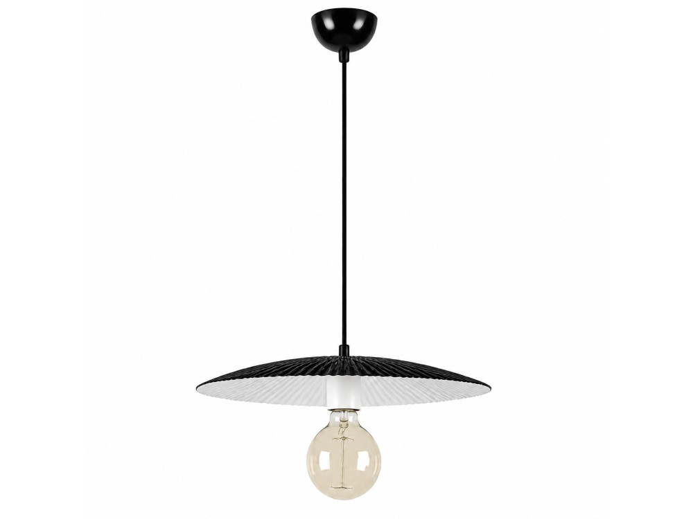 Lampada a sospensione in metallo "Soleil" - 39 x 39 cm - Nero