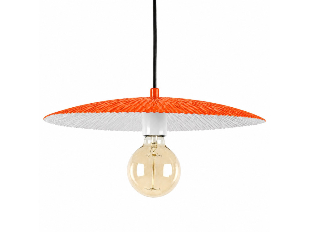 Lampada a sospensione in metallo "Soleil" - 39 x 39 cm - Arancione