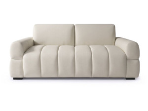 Divano letto a apertura rapida "Zoé" - Materasso da 18 cm - Larghezza letto 140 cm - 3 posti - Beige