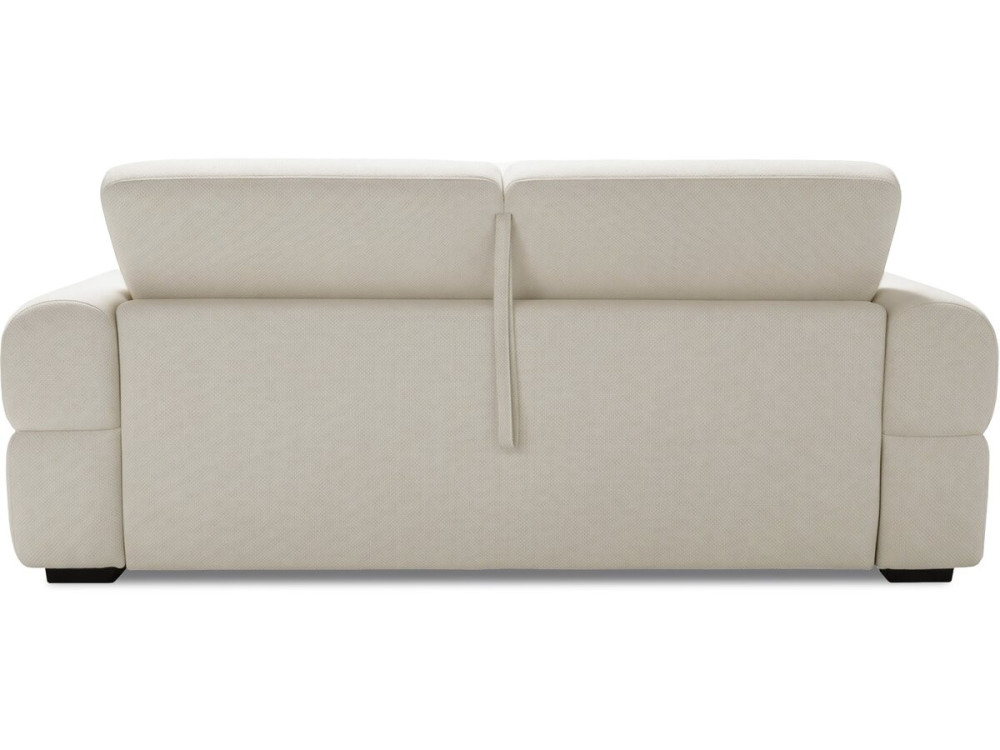 Divano letto a apertura rapida "Zoé" - Materasso da 18 cm - Larghezza letto 140 cm - 3 posti - Beige