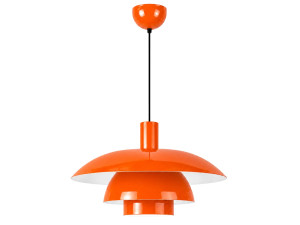 Lampada a sospensione in metallo "Layer" - 45 x 45 cm - Arancione
