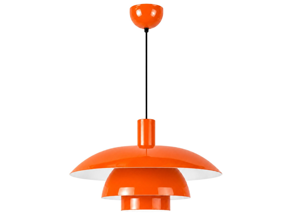 Lampada a sospensione in metallo "Layer" - 45 x 45 cm - Arancione