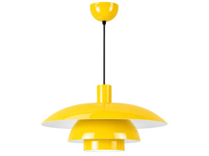 Lampada a sospensione in metallo "Layer" - 45 x 45 cm - Giallo