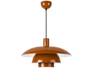 Lampada a sospensione in metallo "Layer" - 45 x 45 cm - Marrone