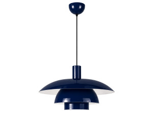 Lampada a sospensione in metallo "Layer" - 45 x 45 cm - Blu marino