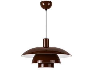 Lampada a sospensione in metallo "Layer" - 45 x 45 cm - Marrone