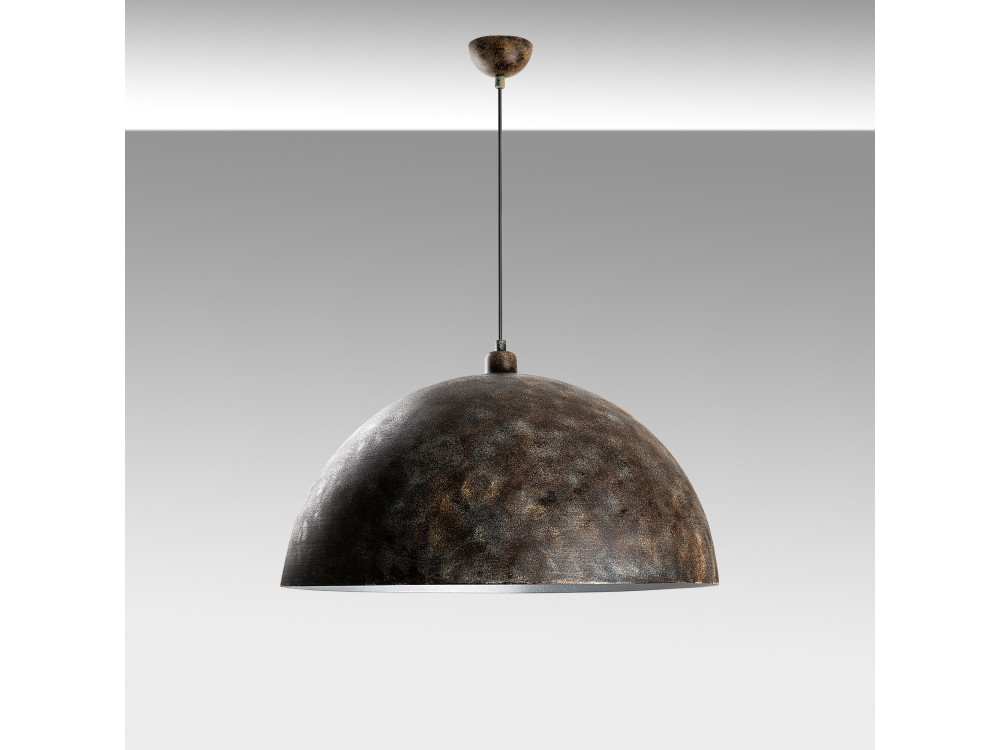 Lampada a sospensione in metallo "Kure" - 60 x 60 cm - Antica