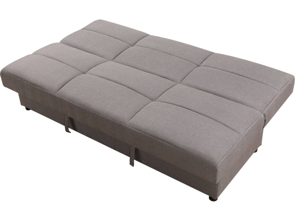 DIVANO-LETTO ENZO -185 x 84 x 85 cm -  3 POSTI - GRIGIO