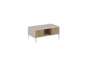 Tavolino in legno "VENTRO" - 100 x 42 x 60 cm - Gres