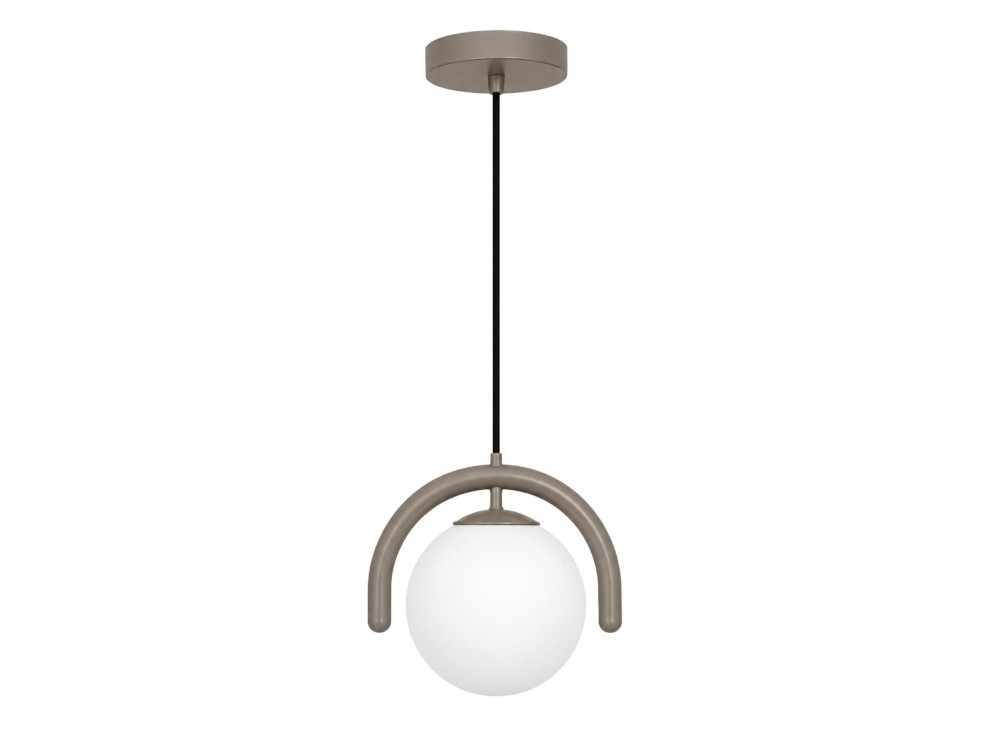 Lampada a sospensione in metallo "GEDIK-20441" - 20 x 20 cm - Grigio