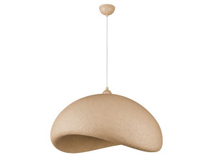 Lampada a sospensione in metallo "Vegas" - 64 x 51 cm - Beige