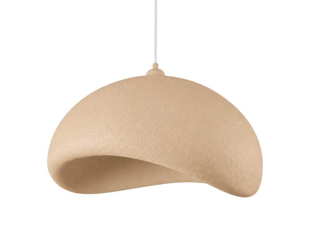 Lampada a sospensione in metallo "Vegas" - 64 x 51 cm - Beige