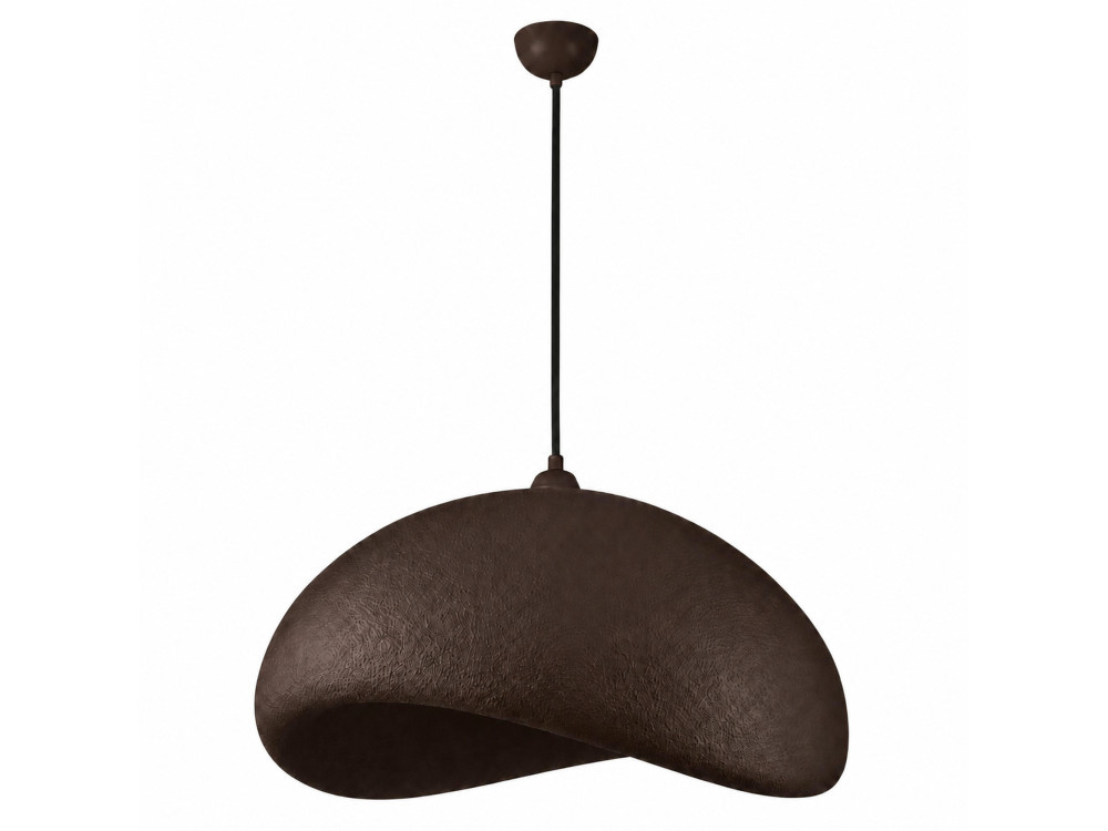 Lampada a sospensione in metallo "Vegas" - 64 x 51 cm - Marrone