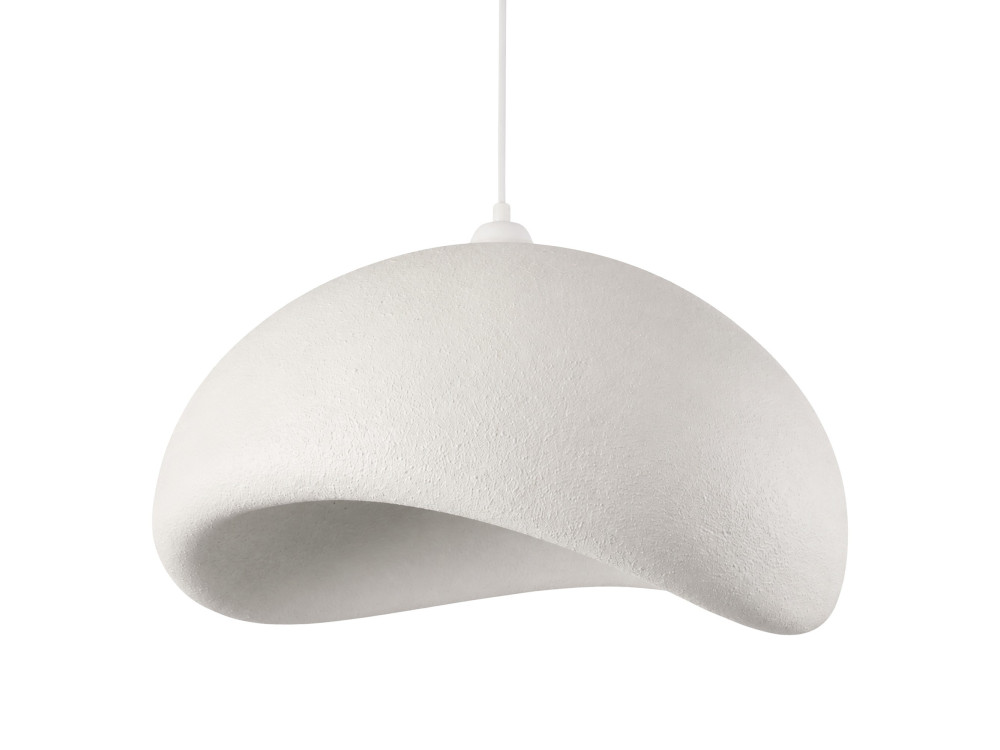 Lampada a sospensione in metallo "Vegas" - 64 x 51 cm - Bianco