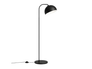 Lampada da terra in metallo "Yaka" - 51 x 51 cm - Nero