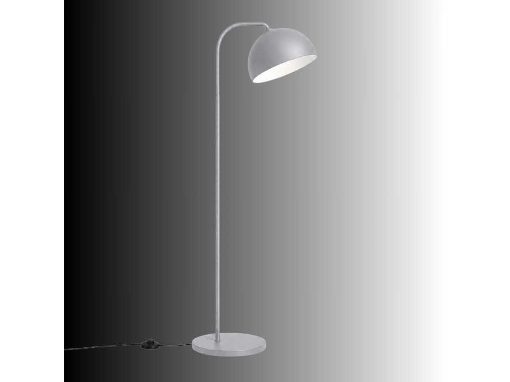 Lampada da terra in metallo "Yaka" - 51 x 51 cm - Grigio