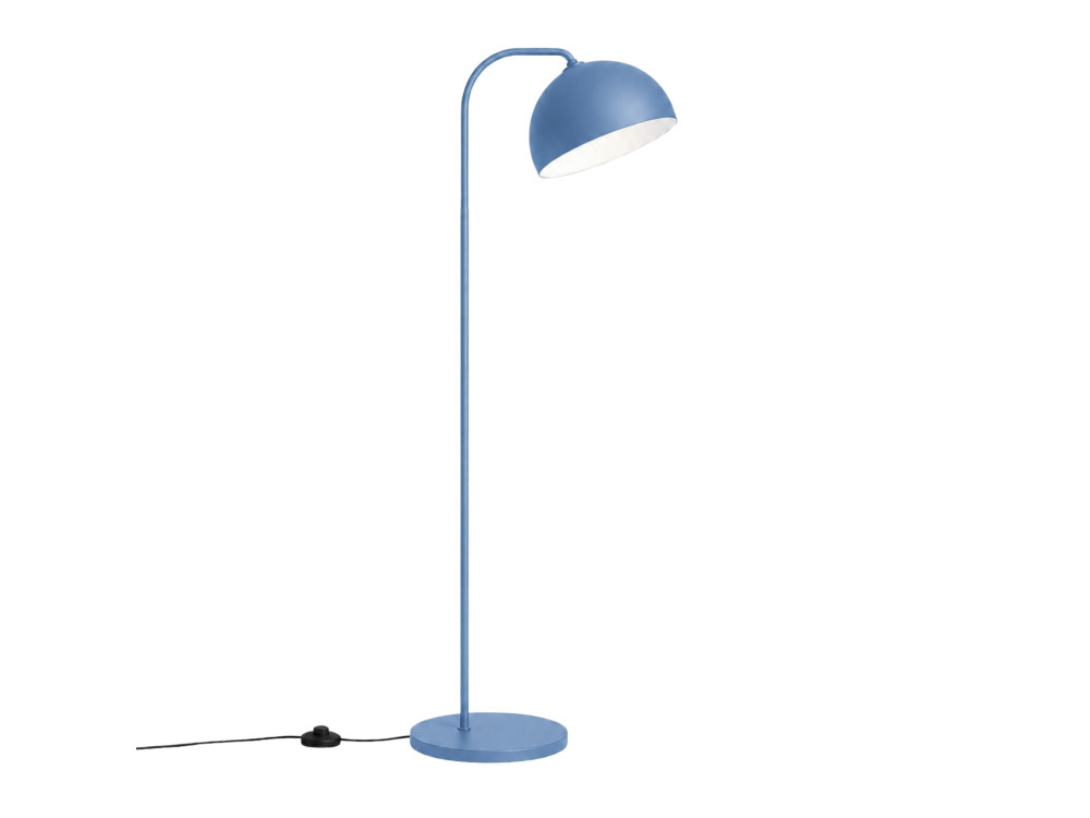 Lampada da terra in metallo "Yaka" - 51 x 51 cm - Blu