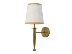 Applique da parete in metallo "Milano" - 22 x 22 cm - Beige
