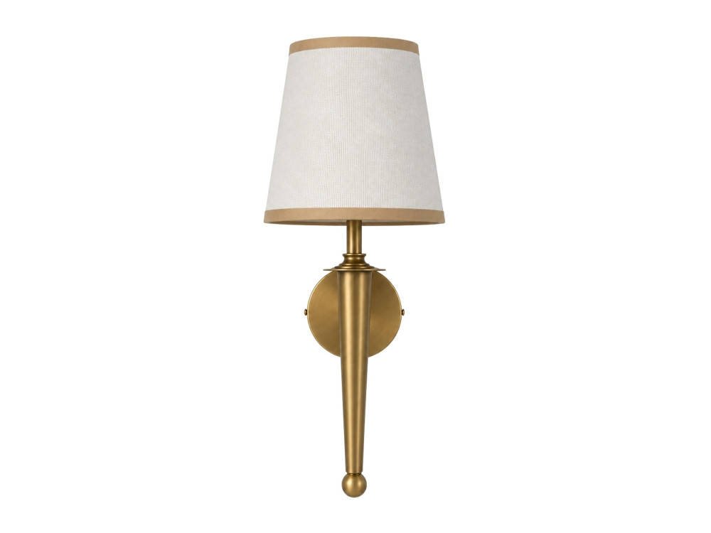 Applique da parete in metallo "Milano" - 22 x 22 cm - Beige