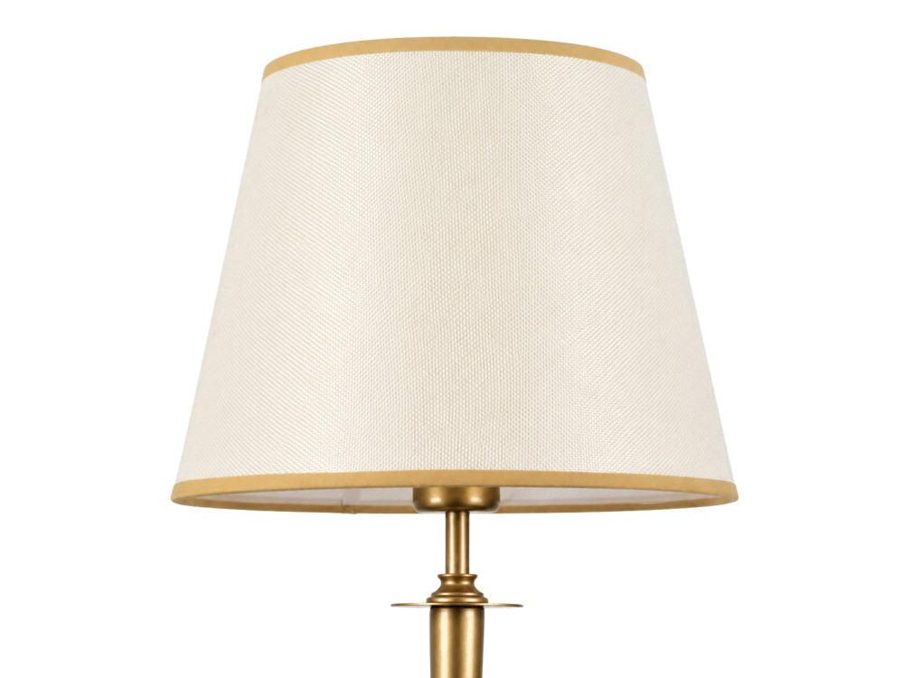 Lampada da tavolo in metallo "Milano" - 31 x 31 cm - Beige