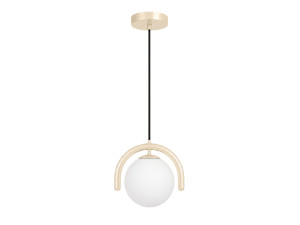 Lampada a sospensione in metallo "GEDIK-20441" - 20 x 20 cm - Beige