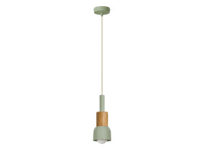 Lampada a sospensione in metallo "Elwood" - 10 x 25 cm - Verde