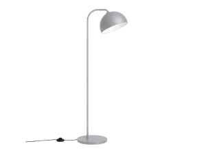 Lampada da terra in metallo "Yaka" - 51 x 51 cm - Grigio