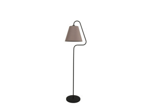 Lampada da terra in metallo "Altur" - 45 x 35 x 162 cm - Nero