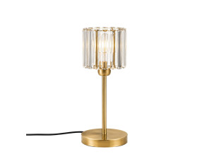 Lampada da tavolo in metallo "Yakops" - 17 x 17 x 50 cm - Giallo
