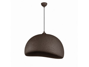 Lampada a sospensione in metallo "Beta" - 50 x 40 cm - Marrone