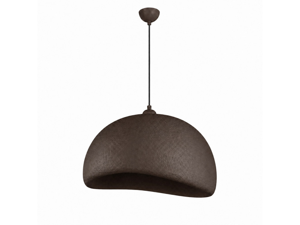 Lampada a sospensione in metallo "Beta" - 50 x 40 cm - Marrone