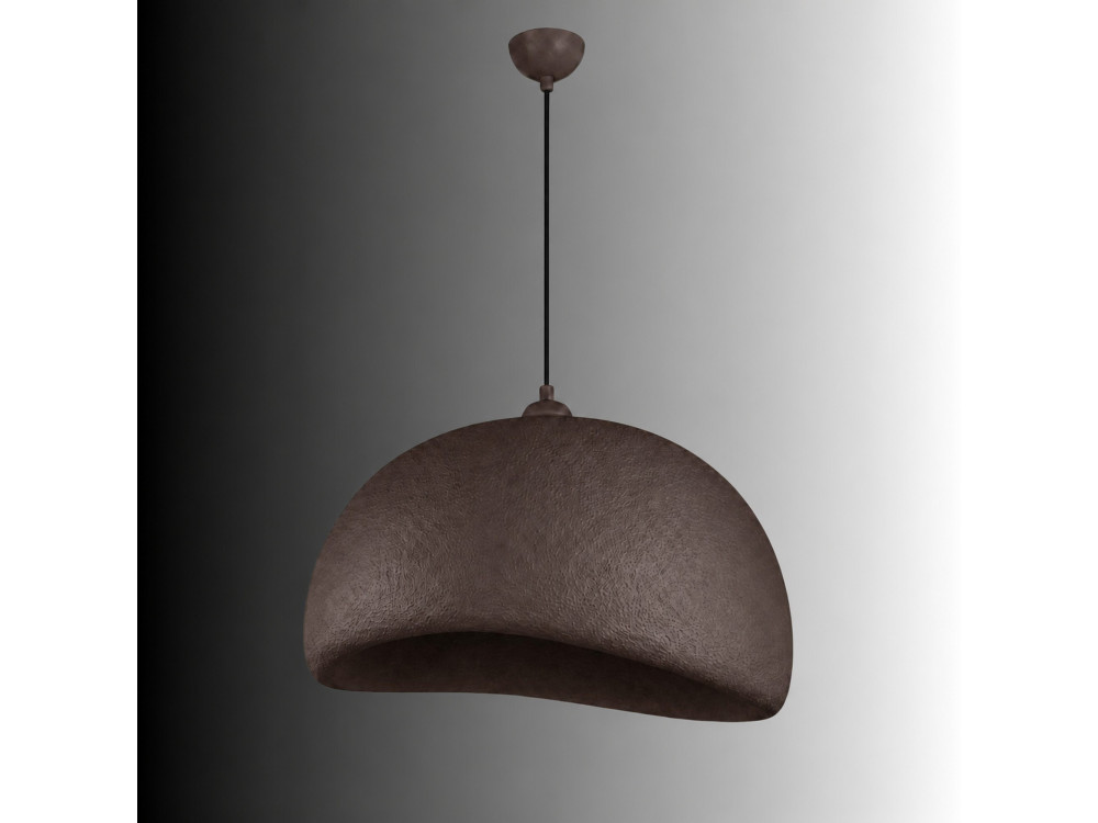 Lampada a sospensione in metallo "Beta" - 50 x 40 cm - Marrone