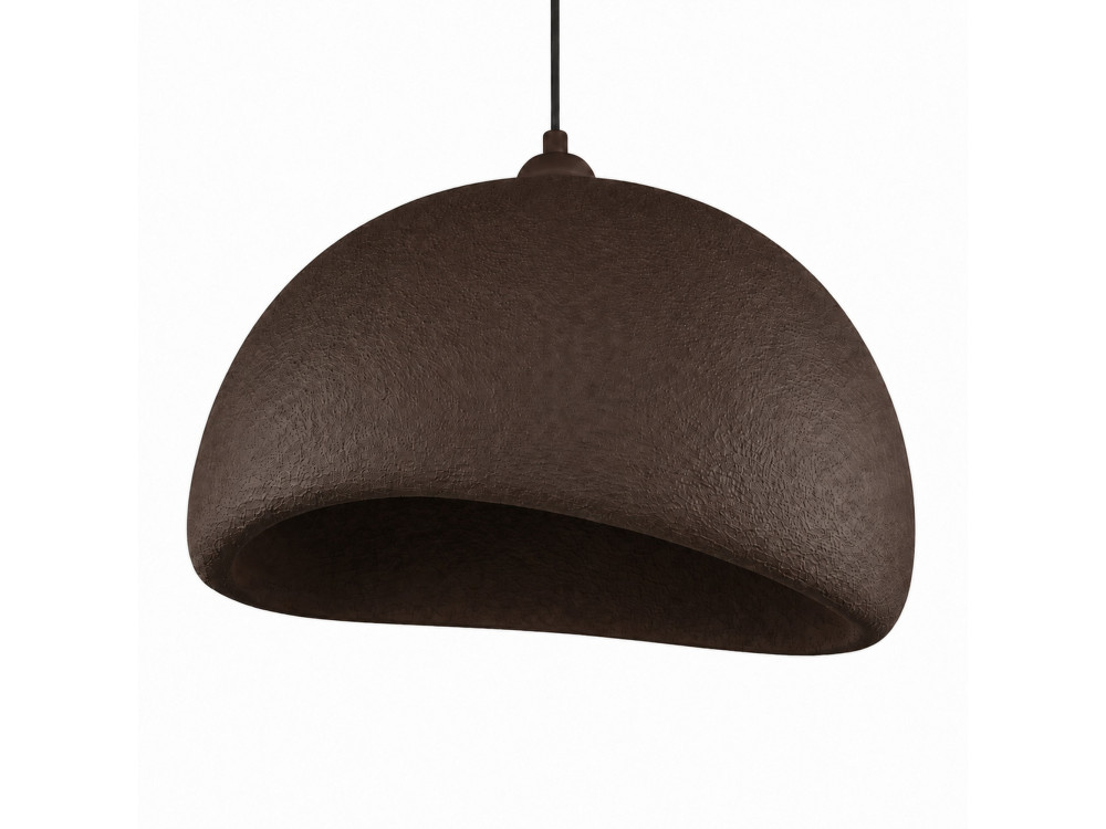 Lampada a sospensione in metallo "Beta" - 50 x 40 cm - Marrone